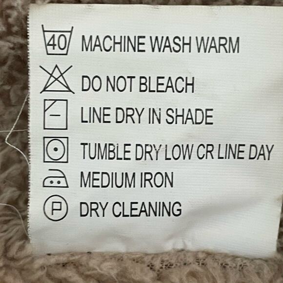 Brown Black Twill & Corduroy Sherpa Lined Shacket Men MED Chore Barn Farm Casual - Picture 11 of 11